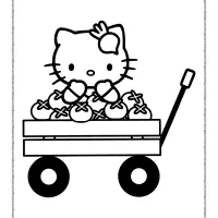 hello kitty pdf coloring activities