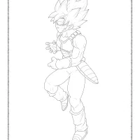 printable bardock super saiyan coloring pages