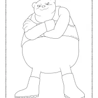 printable dragonball botamo coloring pages