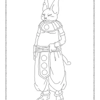 printable dragonball champa coloring pages