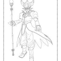printable dragonball demigra coloring pages