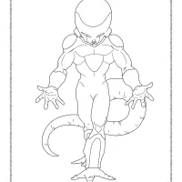 printable dragonball freezer coloring pages