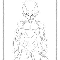 printable dragonball frost forma coloring pages
