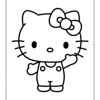 printable hello kitty coloring pages