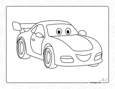 Free Printable Cars Coloring Pages