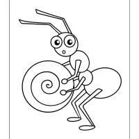 free ant coloring book