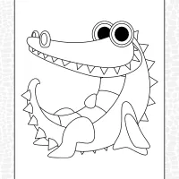 Alligator Animal Coloring Page 15 Alligator Animal Coloring Page