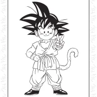 Anime Dragon Ball Z Coloring Pages