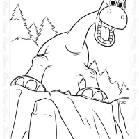 Arlo Lost His Father Coloring Page