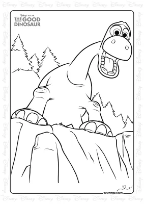 Arlo Lost His Father Coloring Page