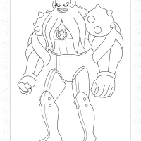 Ben 10 Vilgax Coloring Page 8 Ben 10 Vilgax Coloring Page