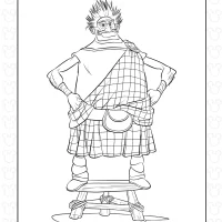 Brave King Fergus Coloring Page
