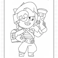 Brawler Penny Coloring Page