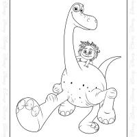 Cartoon Arlo Coloring Page