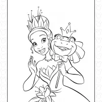 Coloring Pages Princess And The Frog