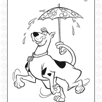 Cool Scooby-Doo Coloring Page