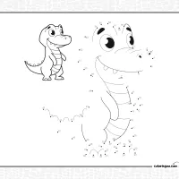 Crocodile Dot to Dot Pdf Activity 7 Crocodile Dot to Dot Pdf Activity