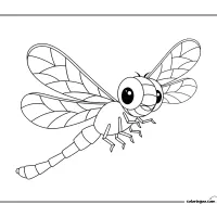 Cute Dragonfly Coloring Sheet 6 Cute Dragonfly Coloring Sheet