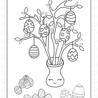 Cute Easter Egg Tree