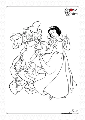 Cute Princess Snow White