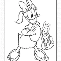 Daisy Duck with a Beautiful Bag