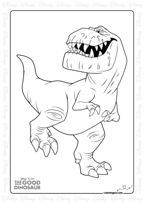Disney The Good Dinosaur Butch Coloring Page