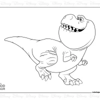 Dinosaur Nash Coloring Page