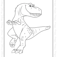 Dinosaur Ramsey Coloring Page