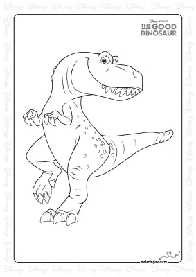 Disney The Good Dinosaur Ramsey Coloring Page