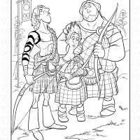 Disney Brave Coloring Sheet