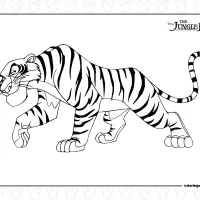 Disney Shere Khan Colouring Sheet 14 Disney Shere Khan Colouring Sheet
