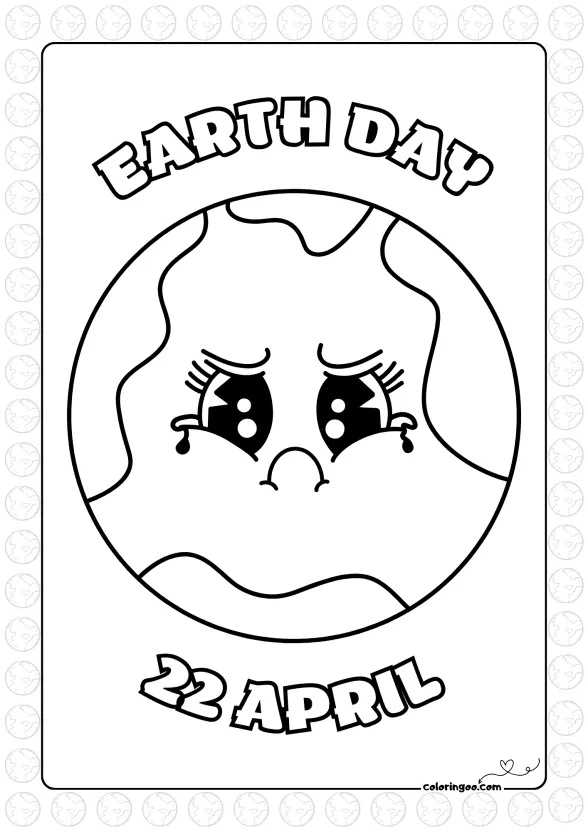 Dont Upset The World Coloring Page