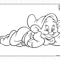 Dwarf Simpleton Coloring Page