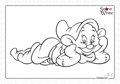 Dwarf Simpleton Coloring Page