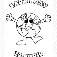 Earth Day 22 April Coloring Page 9 Earth Day 22 April Coloring Page