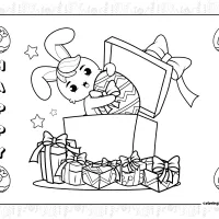 Easter Bunny in the Box