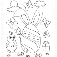 Easter Colouring Book