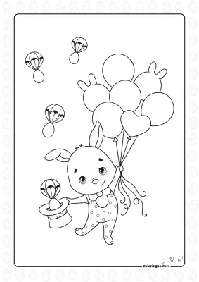 Easter Day Coloring Page
