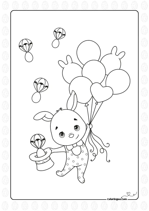 Easter Day Coloring Page