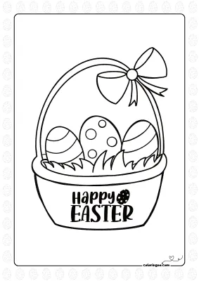 Easy Happy Easter Basket