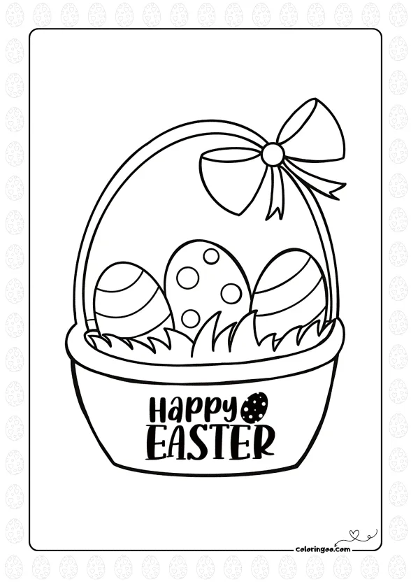 Easy Happy Easter Basket
