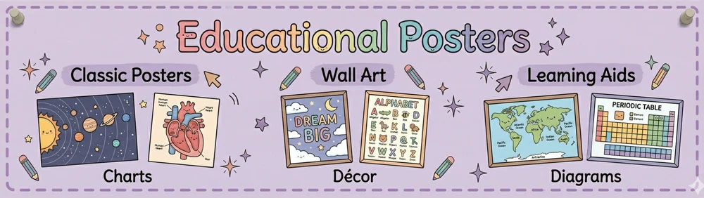 Educational Posters Banner Educational Posters Banner