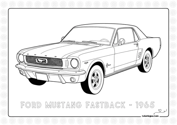 Ford Mustang Fastback 1965 1 Ford Mustang Fastback 1965