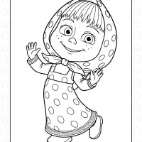 Free Masha Coloring Pages 10 Free Masha Coloring Pages