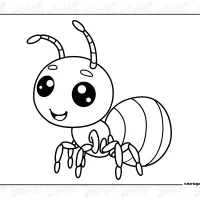 Free Printable Ant Coloring Pages