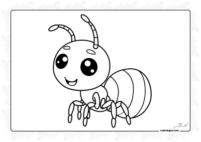 Free Printable Ant Coloring Pages