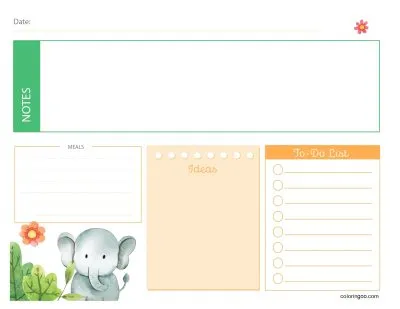 Printable Daily Planners 01