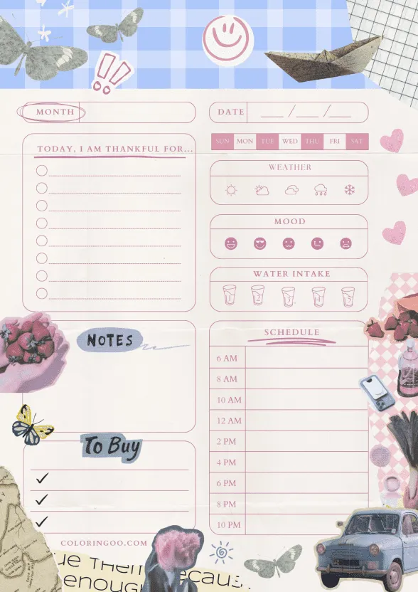 Free Printable Daily Planner 11