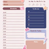 Free Printable Daily Planner 13 6 Free Printable Daily Planner 13