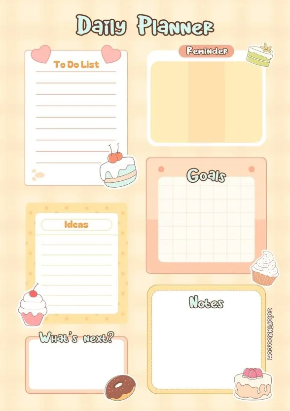 Free Printable Daily Planner 16